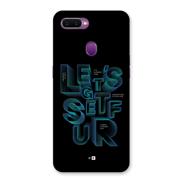 Lets Get Surf Back Case for Oppo F9