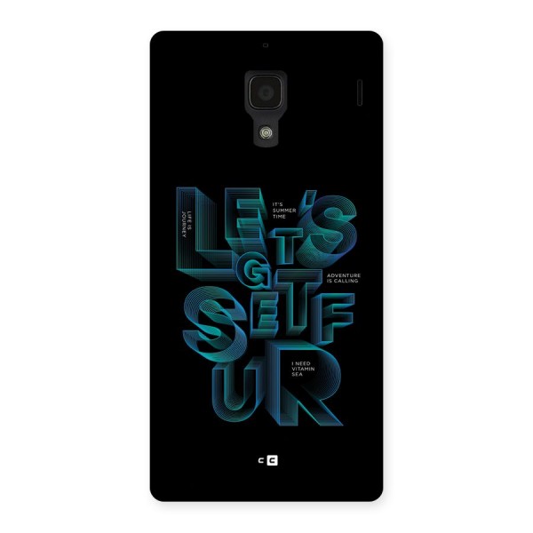 Lets Get Surf Back Case for Redmi 1s