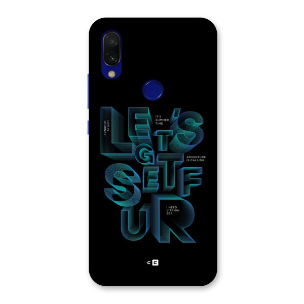 Lets Get Surf Back Case for Redmi 7