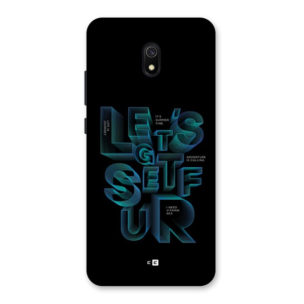 Lets Get Surf Back Case for Redmi 8A