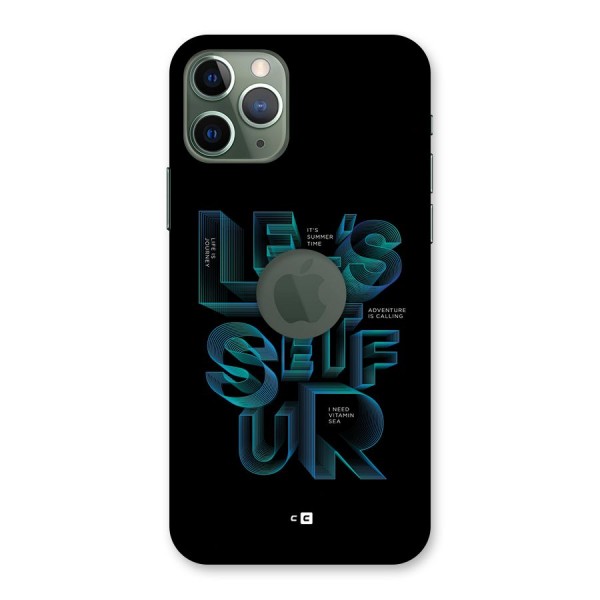 Lets Get Surf Back Case for iPhone 11 Pro Logo Cut