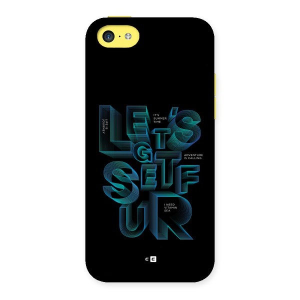 Lets Get Surf Back Case for iPhone 5C