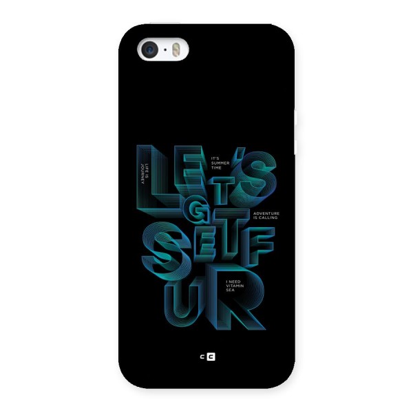 Lets Get Surf Back Case for iPhone SE 2016