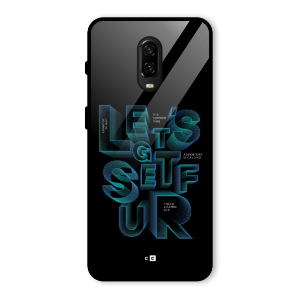 Lets Get Surf Glass Back Case for OnePlus 6T