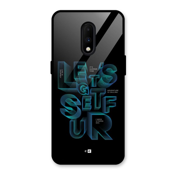 Lets Get Surf Glass Back Case for OnePlus 7