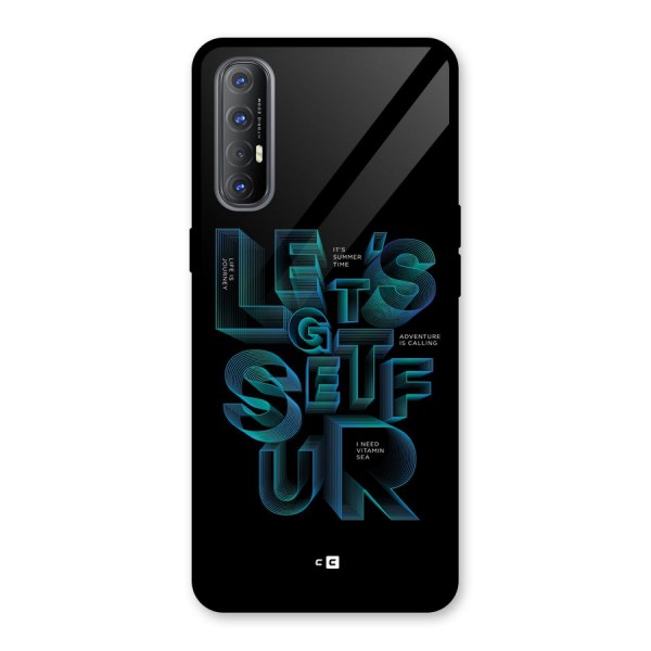 Lets Get Surf Glass Back Case for Oppo Reno3 Pro