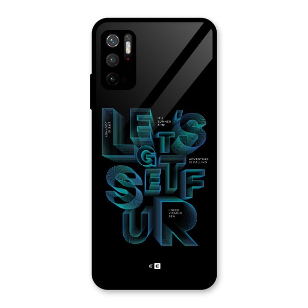 Lets Get Surf Glass Back Case for Poco M3 Pro 5G