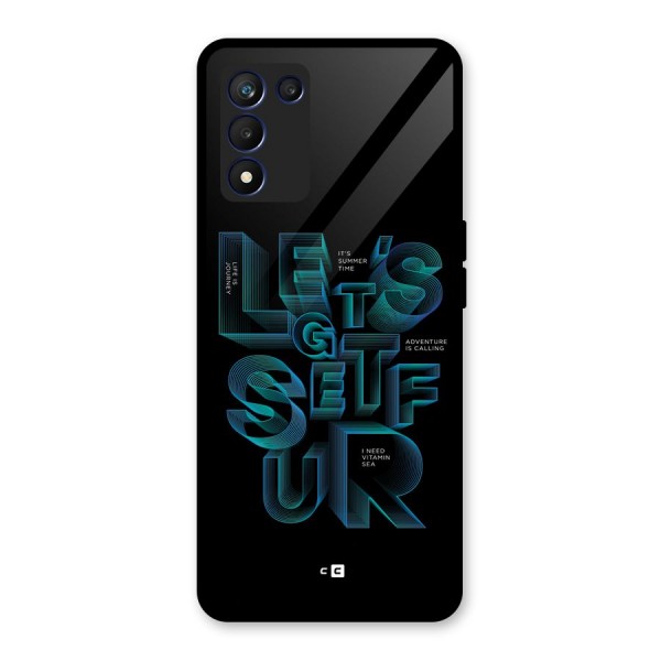 Lets Get Surf Glass Back Case for Realme 9 5G Speed