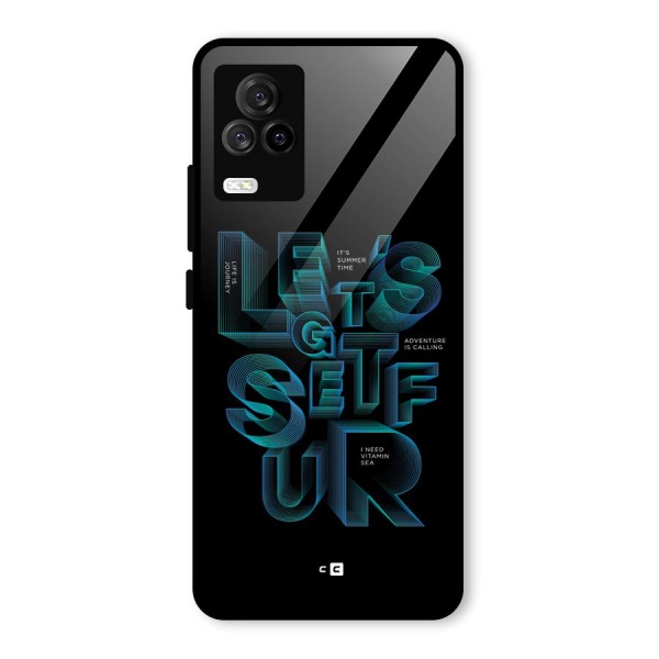 Lets Get Surf Glass Back Case for Vivo iQOO 7 Legend 5G