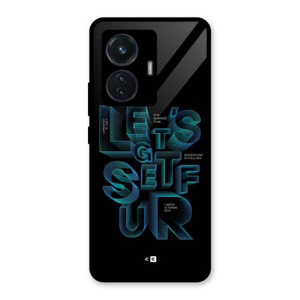 Lets Get Surf Glass Back Case for iQOO Z6 44W