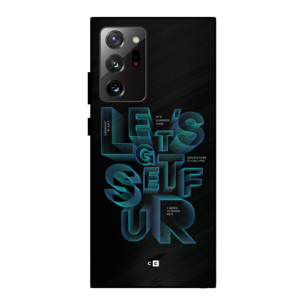 Lets Get Surf Metal Back Case for Galaxy Note 20 Ultra