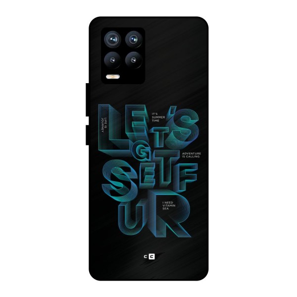 Lets Get Surf Metal Back Case for Realme 8 Pro