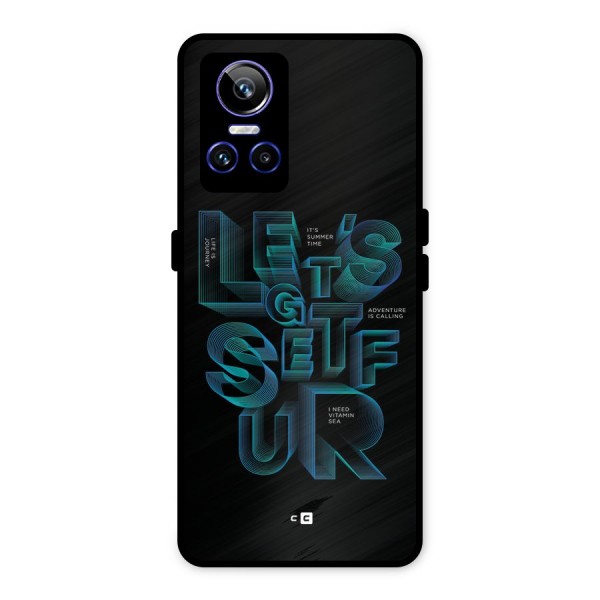 Lets Get Surf Metal Back Case for Realme GT Neo 3