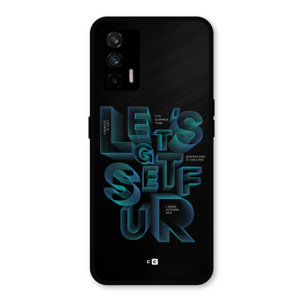 Lets Get Surf Metal Back Case for Realme X7 Max