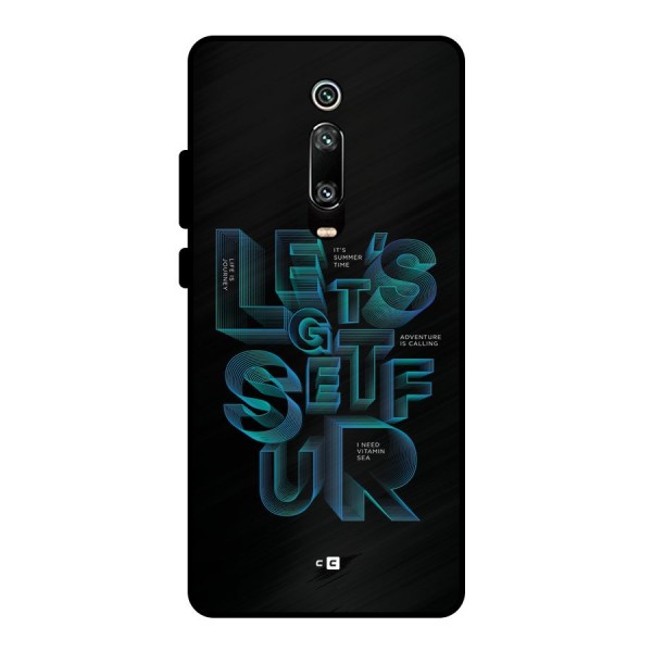 Lets Get Surf Metal Back Case for Redmi K20 Pro