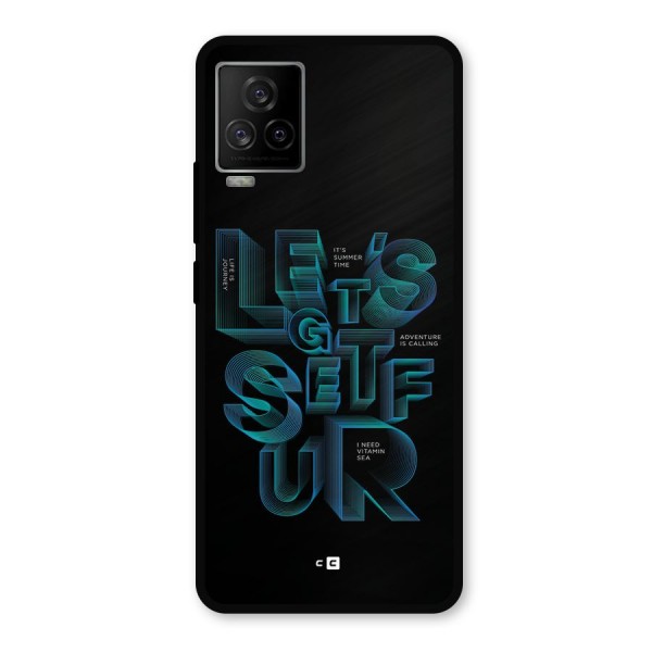 Lets Get Surf Metal Back Case for iQOO 7 Legend 5G