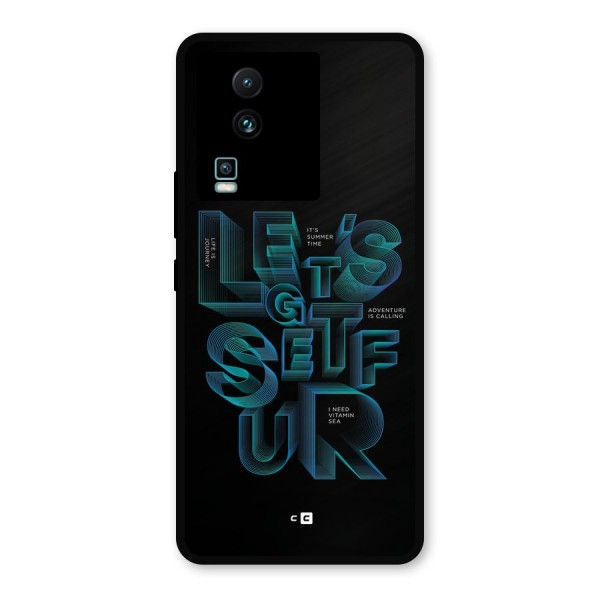 Lets Get Surf Metal Back Case for iQOO Neo 7 Pro