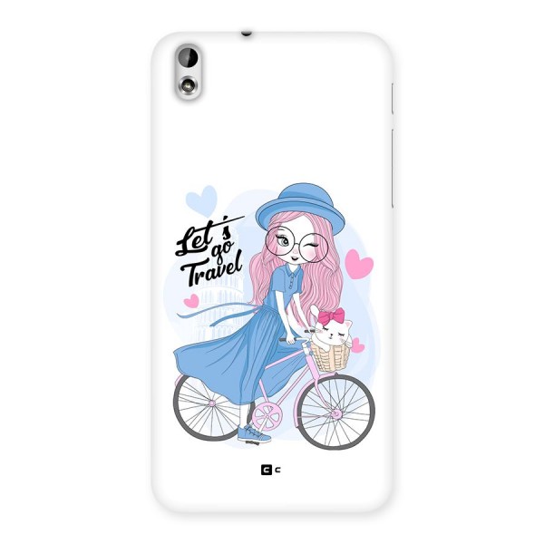 Lets Go Travel Back Case for Desire 816