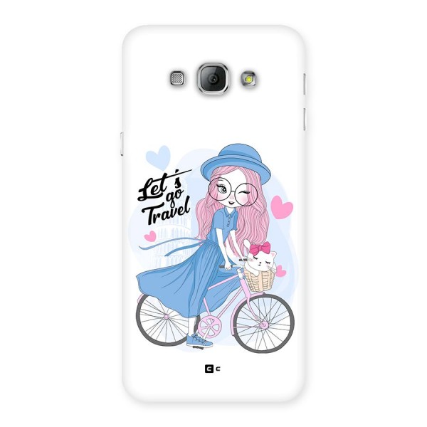 Lets Go Travel Back Case for Galaxy A8