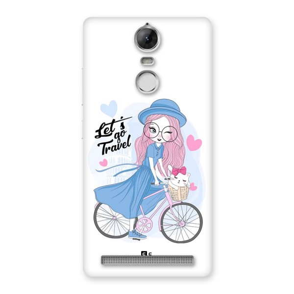 Lets Go Travel Back Case for Vibe K5 Note