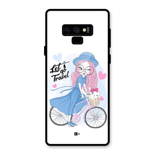 Lets Go Travel Glass Back Case for Galaxy Note 9
