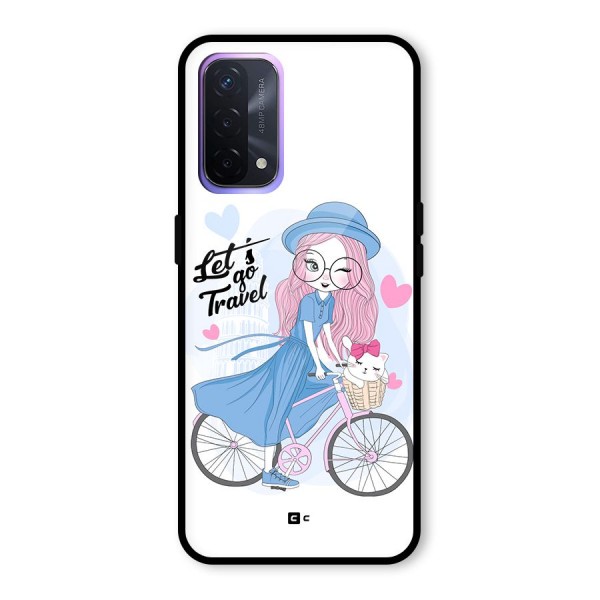 Lets Go Travel Glass Back Case for Oppo A74 5G