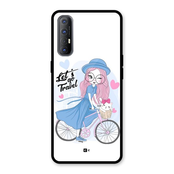 Lets Go Travel Glass Back Case for Oppo Reno3 Pro