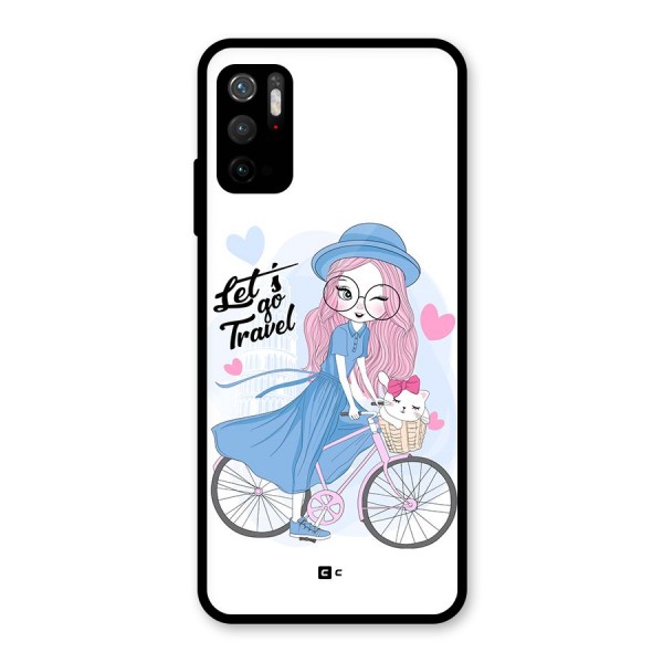 Lets Go Travel Glass Back Case for Poco M3 Pro 5G
