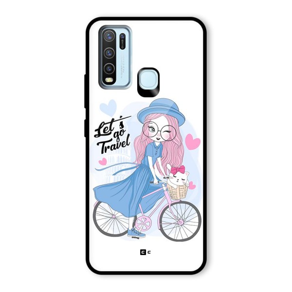 Lets Go Travel Glass Back Case for Vivo Y50