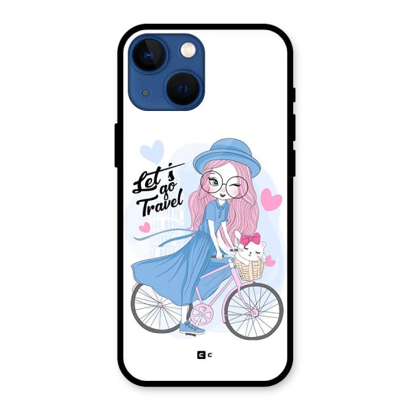Lets Go Travel Glass Back Case for iPhone 13 Mini
