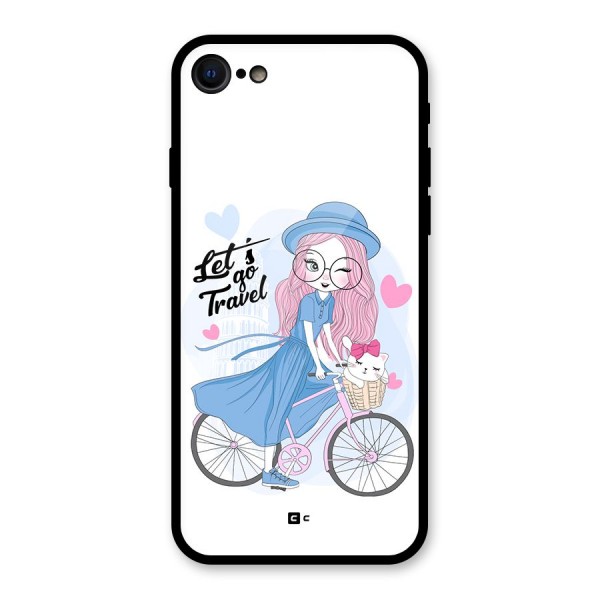 Lets Go Travel Glass Back Case for iPhone 8