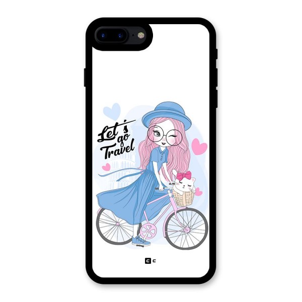 Lets Go Travel Glass Back Case for iPhone 8 Plus