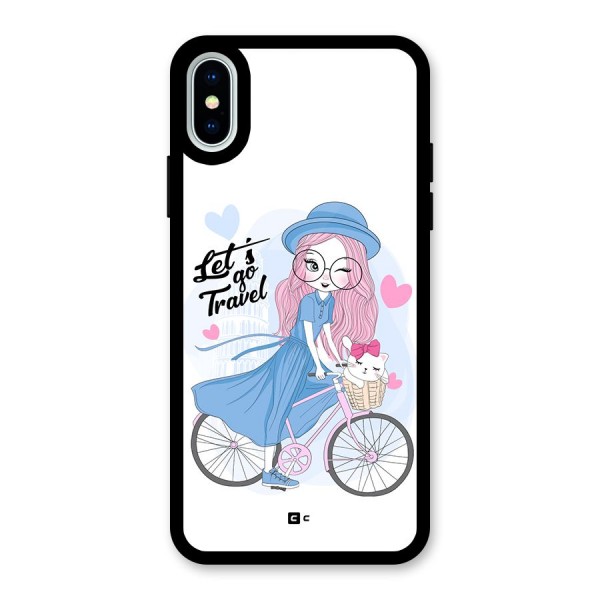 Lets Go Travel Glass Back Case for iPhone X