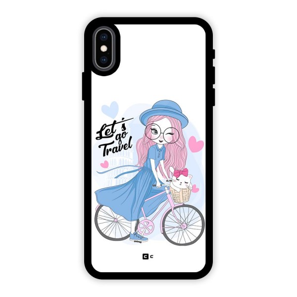 Lets Go Travel Glass Back Case for iPhone XS Max