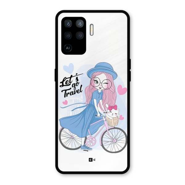 Lets Go Travel Metal Back Case for Oppo F19 Pro