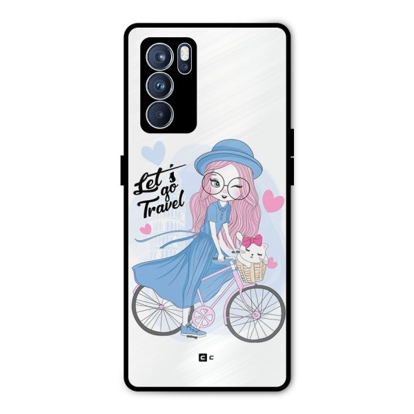 Lets Go Travel Metal Back Case for Oppo Reno6 Pro 5G