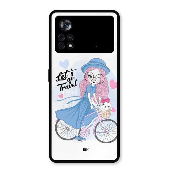 Lets Go Travel Metal Back Case for Poco X4 Pro 5G