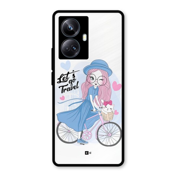 Lets Go Travel Metal Back Case for Realme 10 Pro Plus