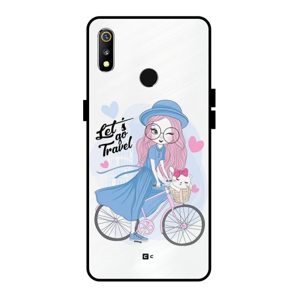 Lets Go Travel Metal Back Case for Realme 3