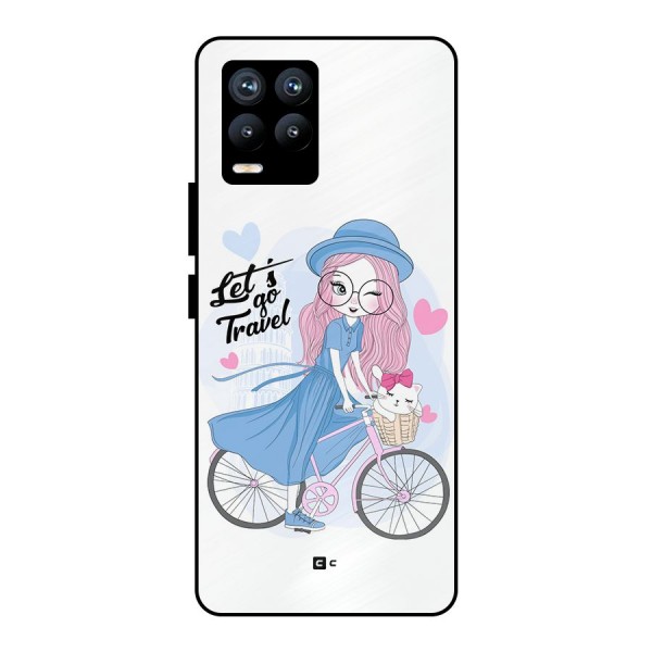 Lets Go Travel Metal Back Case for Realme 8 Pro