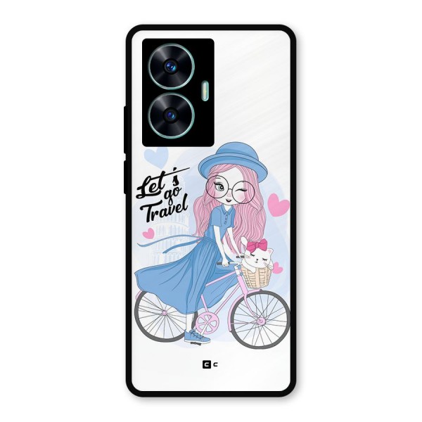 Lets Go Travel Metal Back Case for Realme Narzo N55