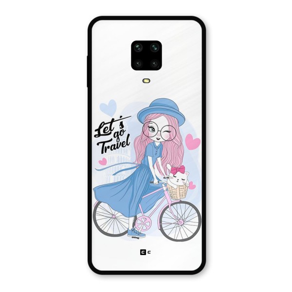 Lets Go Travel Metal Back Case for Redmi Note 9 Pro Max