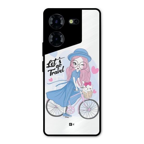 Lets Go Travel Metal Back Case for Tecno Pova 5 Pro 5G