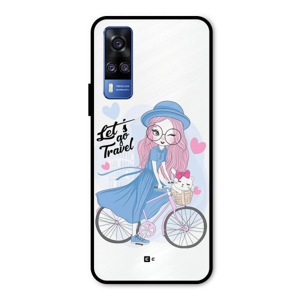 Lets Go Travel Metal Back Case for Vivo Y51A