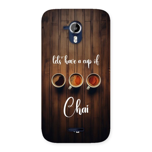 Lets Have A Cup Of Chai Back Case for Canvas Magnus A117