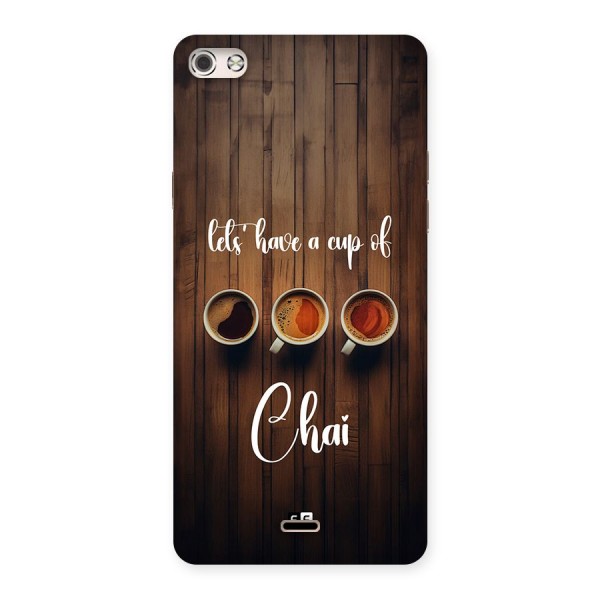 Lets Have A Cup Of Chai Back Case for Canvas Silver 5