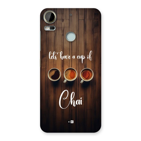 Lets Have A Cup Of Chai Back Case for Desire 10 Pro