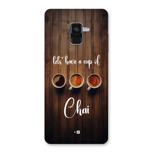 Lets Have A Cup Of Chai Back Case for Galaxy A8 Plus