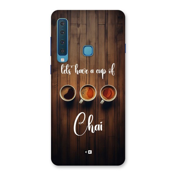 Lets Have A Cup Of Chai Back Case for Galaxy A9 (2018)