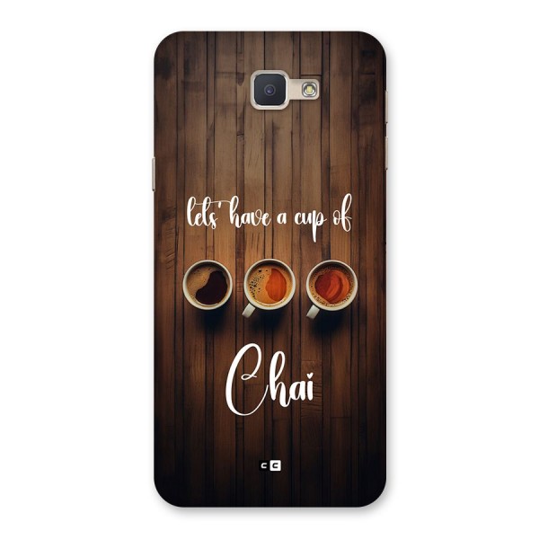 Lets Have A Cup Of Chai Back Case for Galaxy J5 Prime